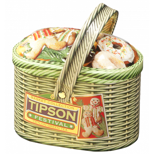 TIPSON Basket FESTIVAL зелёный чай, 100 грамм